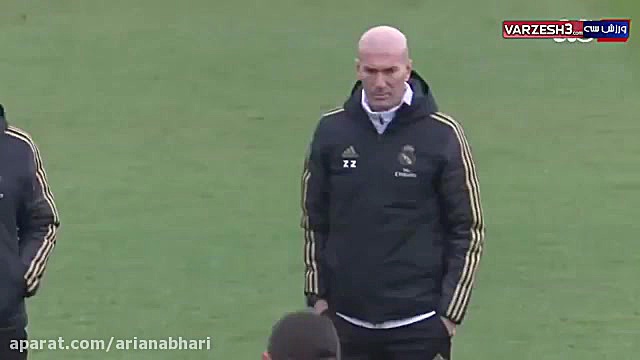 آخرین تمرین رئال مادرید برای ا...