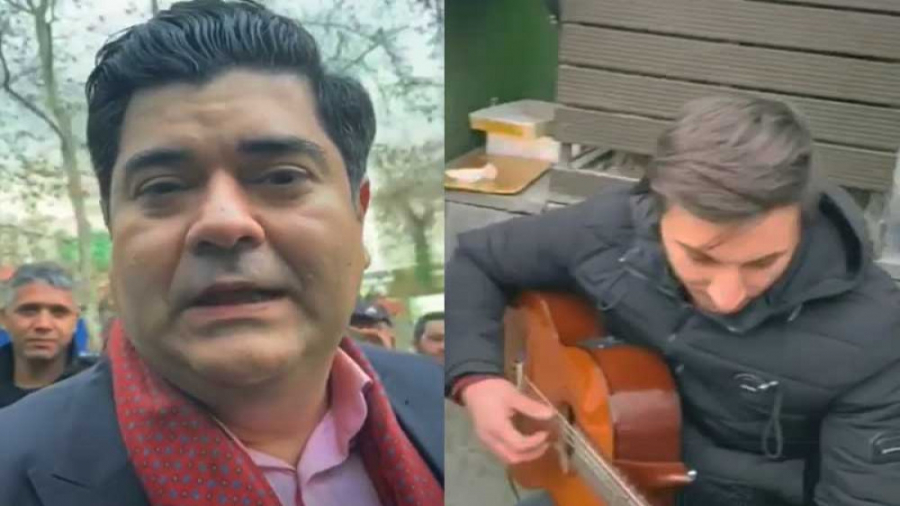 همخوانی سالار عقیلی با نوازندگ...