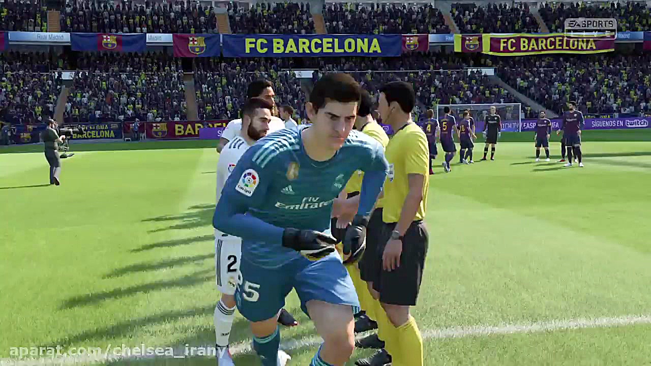 گیم پلی بارسلونا و رئال مادرید...