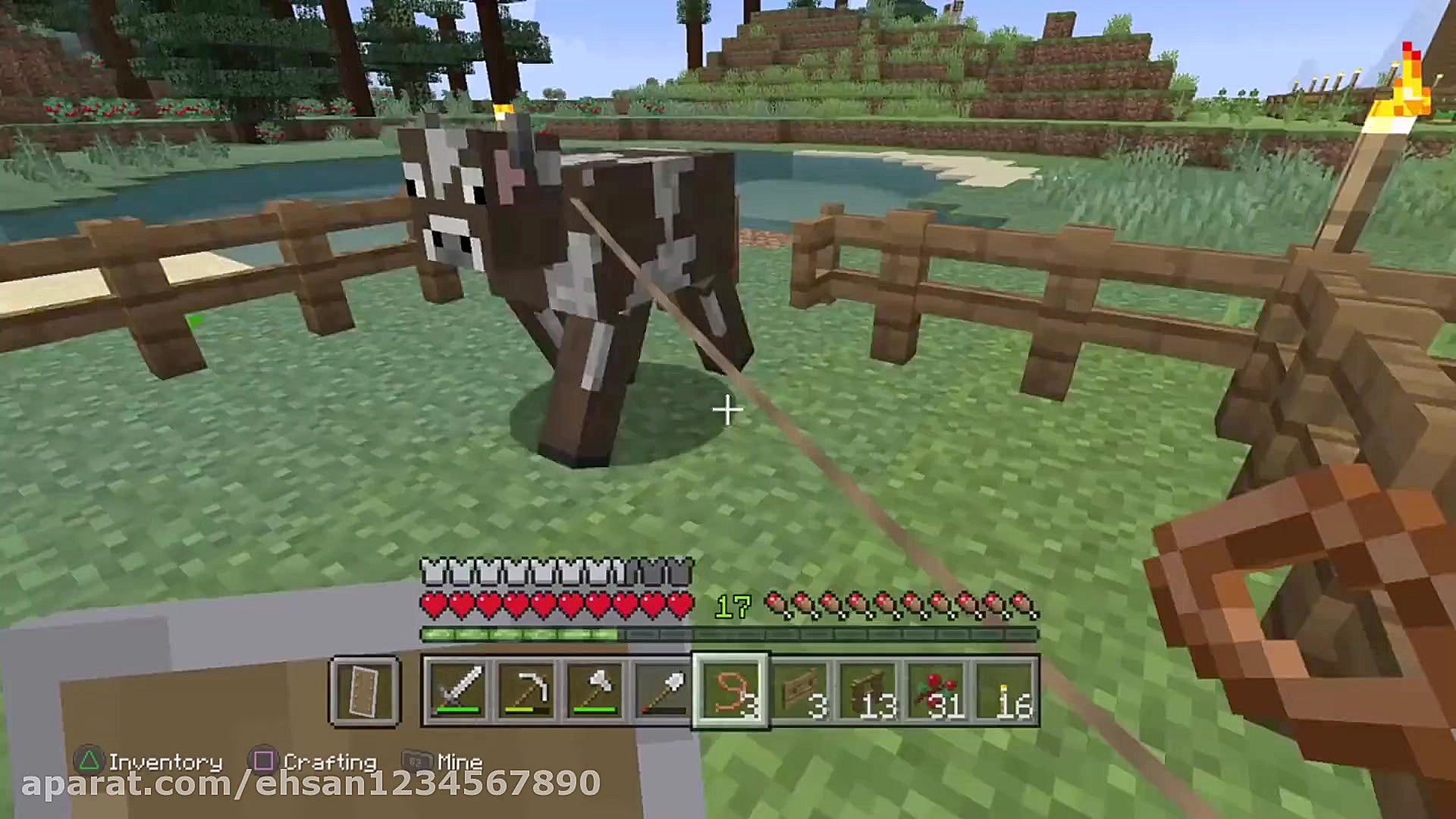 گیم پلی از بازی ماین کرافت سرو...