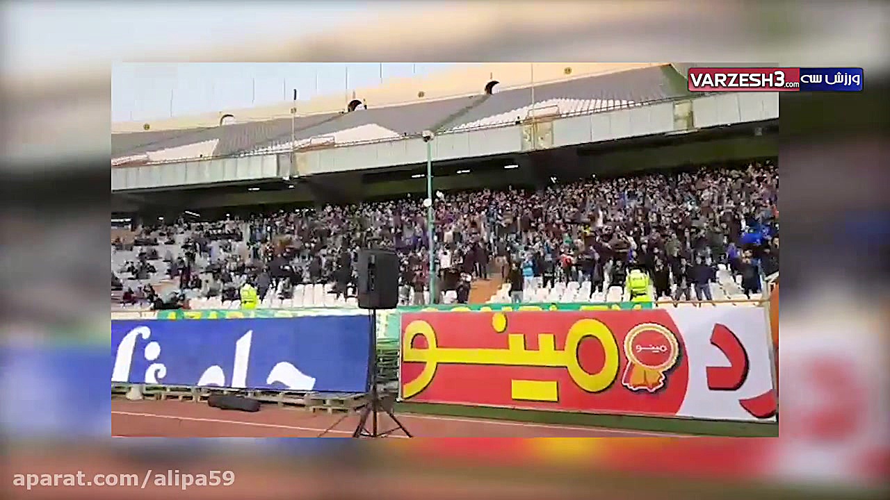 تشویق وریا غفوری در آزادی قبل...