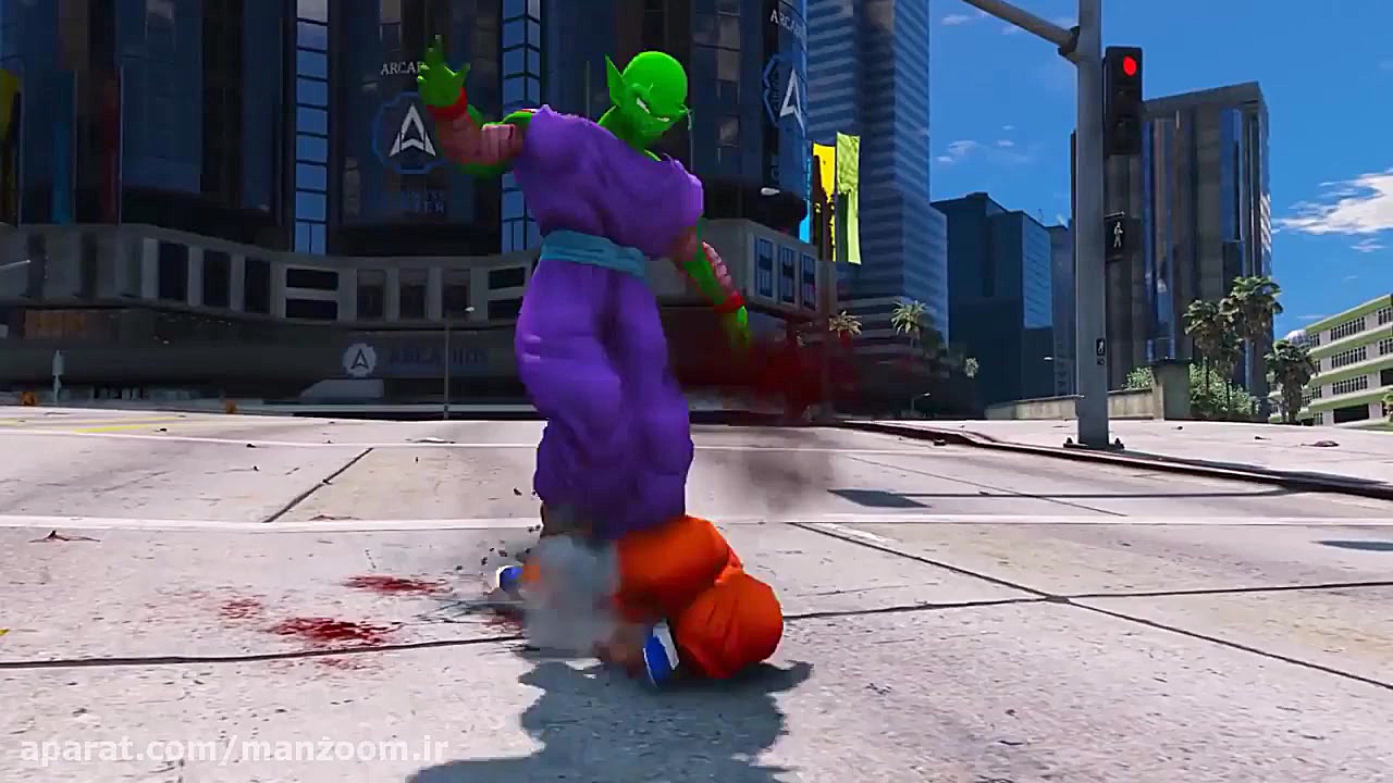 نبرد زیبای KID GOKU VS PICCOLO