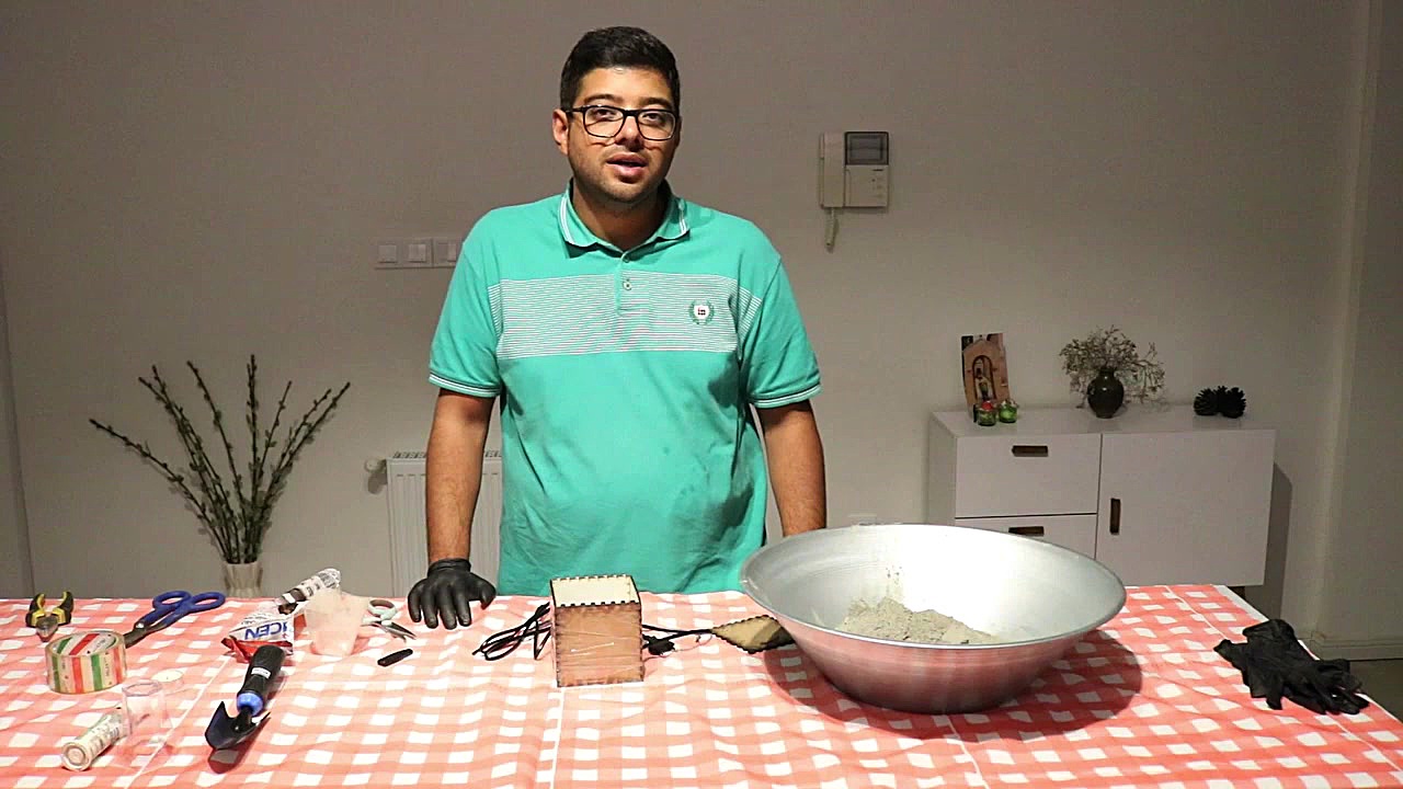 آموزش ساخت سیمان دکوراتیو : چر...