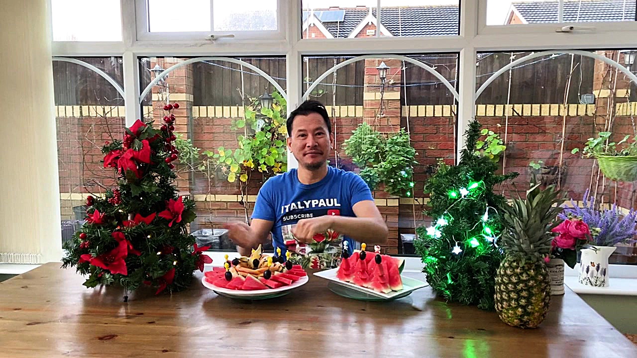 تزیین هندوانه شب یلدا ساده 201...