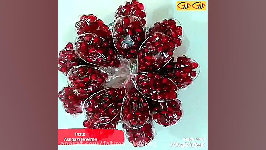 تزیین انار شب یلدا