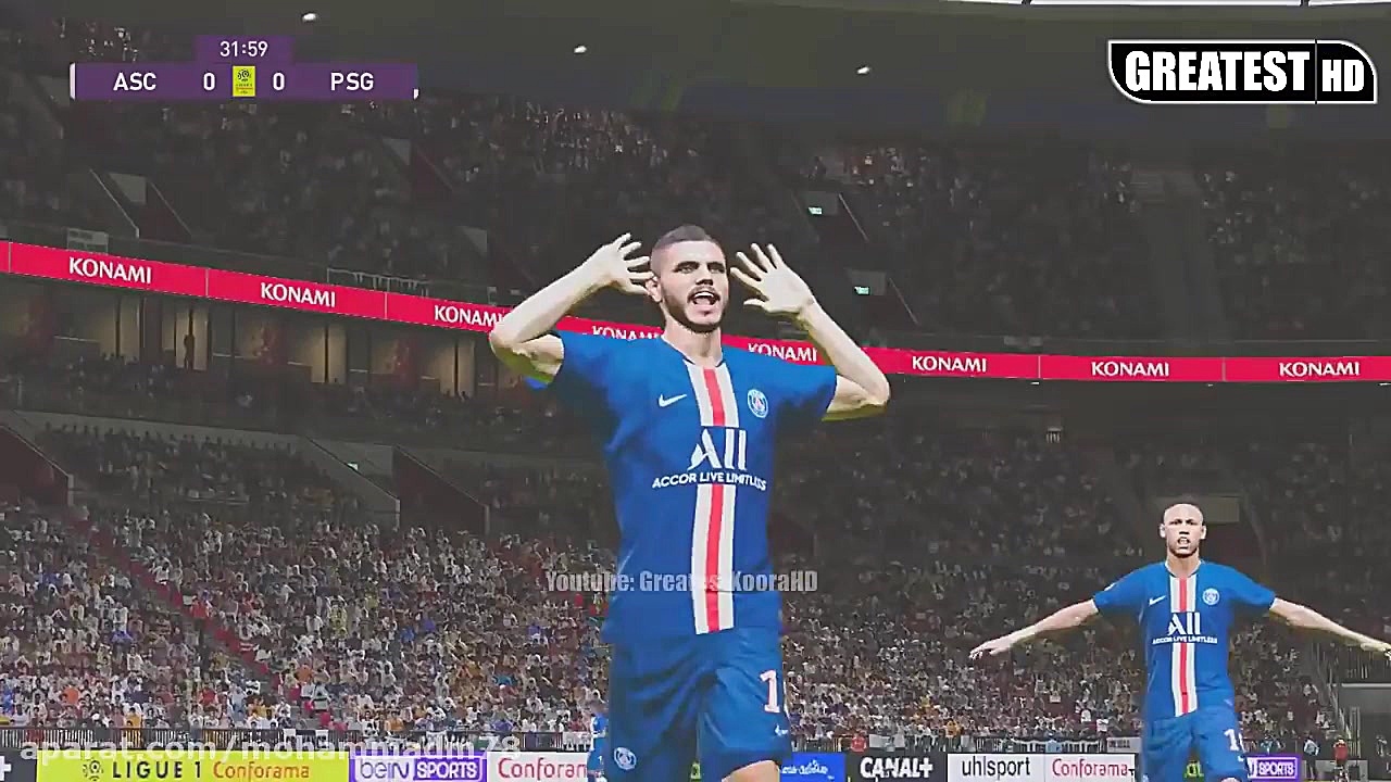 خلاصه بازی آمیان (۱ ۴) PSG