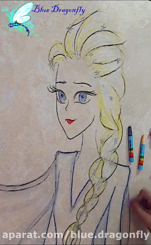 نقاشی آنا و السا نقاشی پرنسس ه...