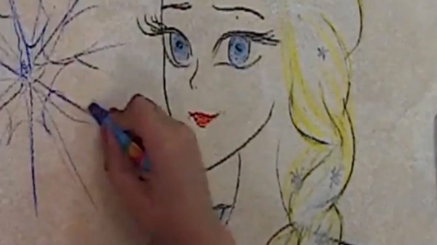 نقاشی آنا و السا نقاشی پرنسس ه...