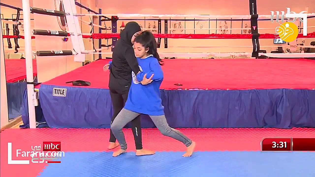 آموزش دفاع شخصی به دختران عربس...