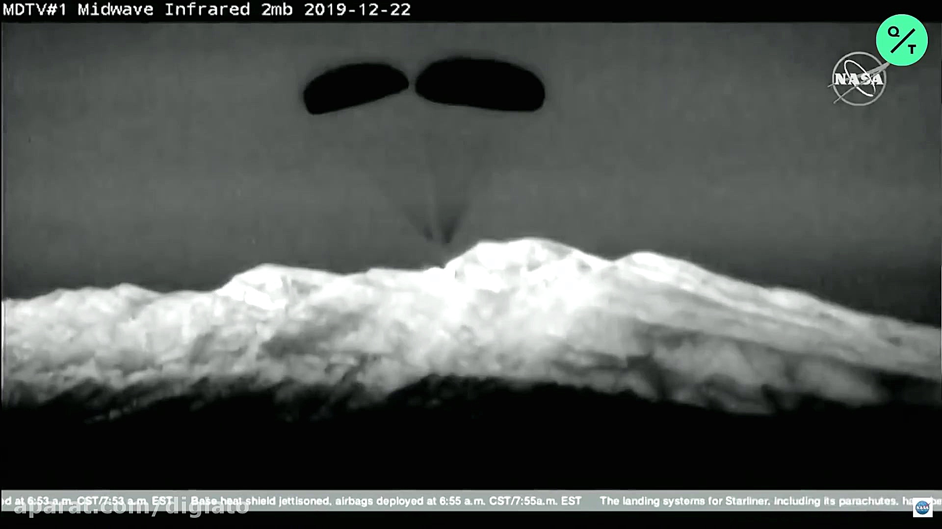 فرود کپسول فضایی استارلاینر بو...