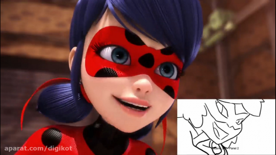 دختر کفشدوزکی  لیدی باگ و کت ن...