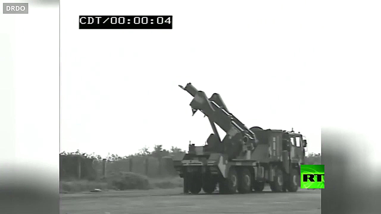 هند...لحظه شلیک موشک جدید زمین...