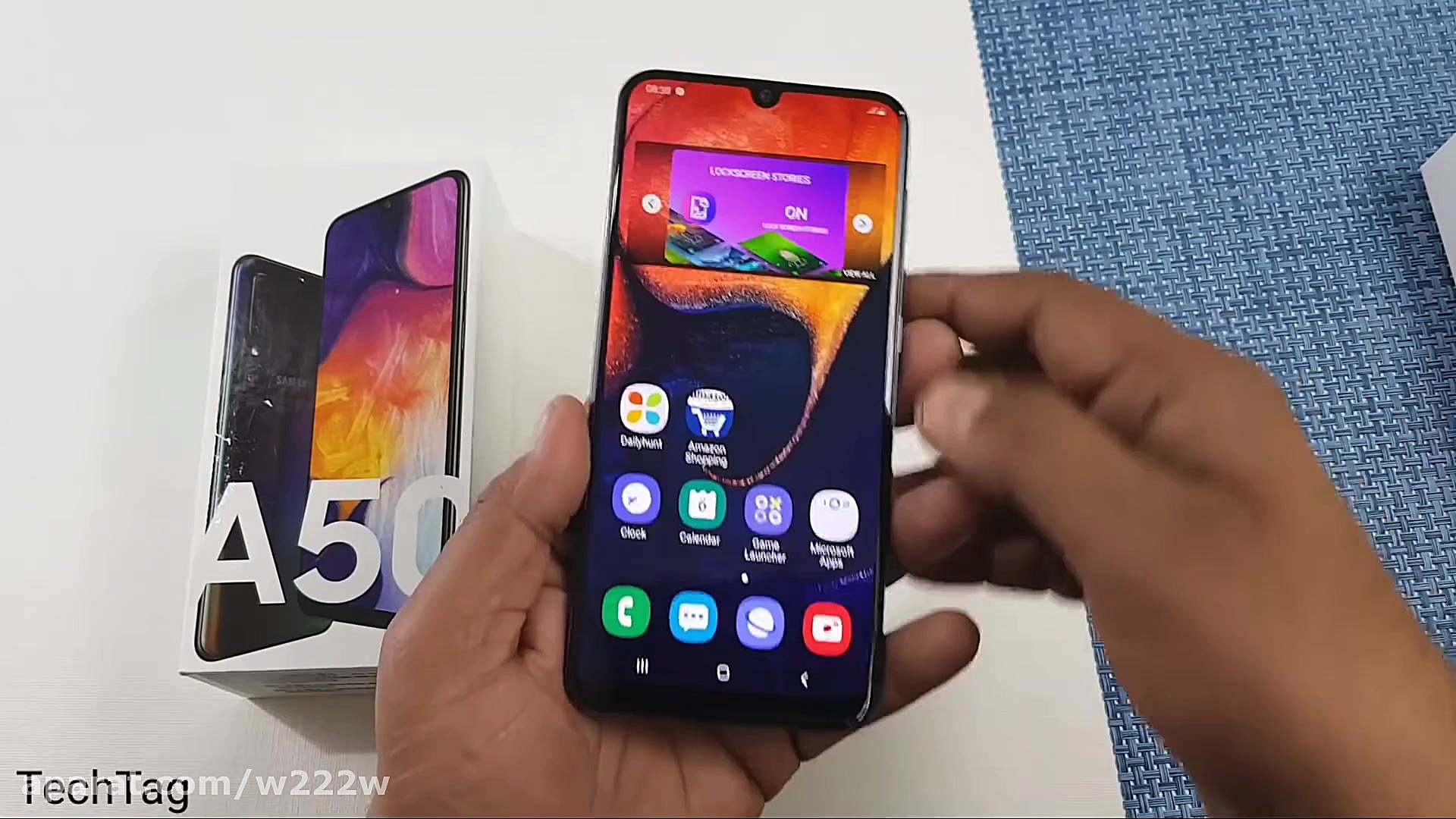 آنباکسینگ سامسونگ گلکسی آ50  A...