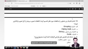 سوالات آزمون کتبی تستی آنلاین...