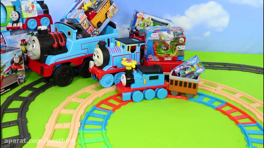 بازی با اسباب بازی های قطار و...