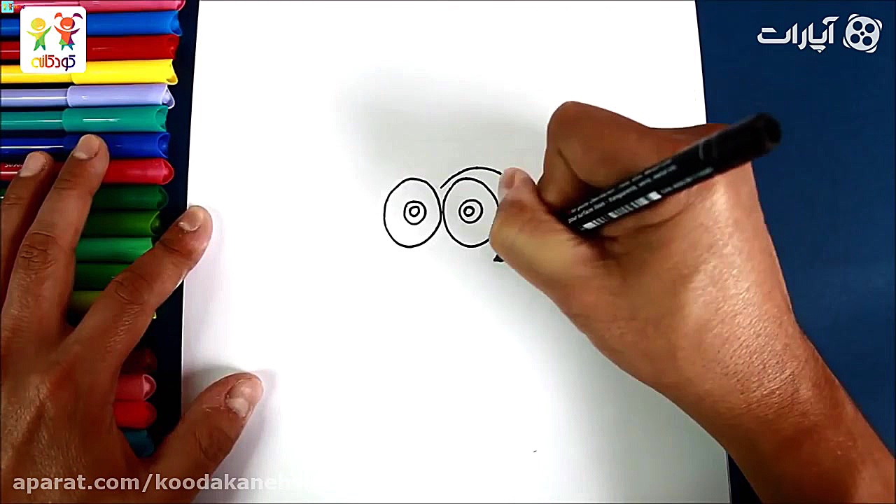 آموزش نقاشی جغد صورتی  آموزش ن...