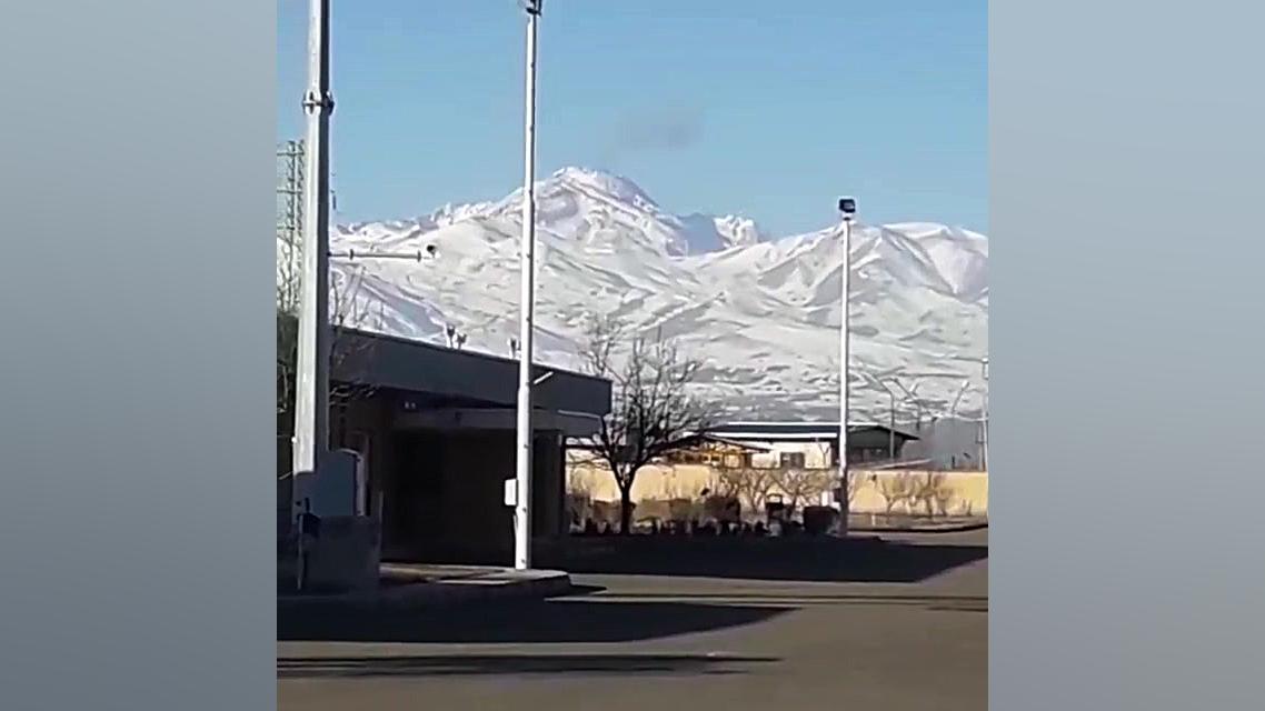 نخستین فیلم از سقوط جنگنده میگ...