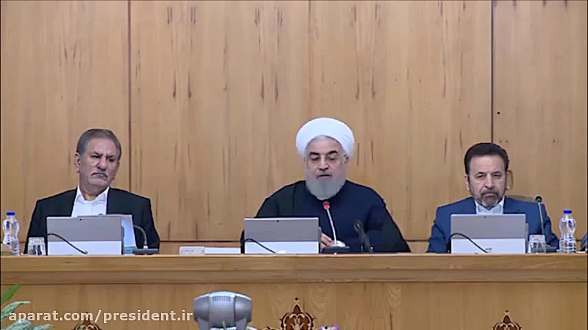 دکتر روحانی در جلسه هیات دولت