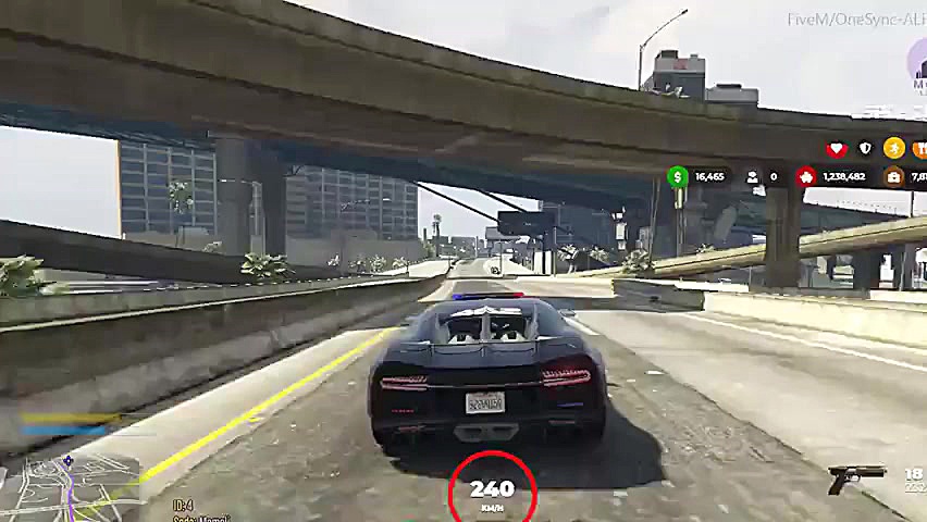 پرواز با ماشین بوگاتی در رول پ...