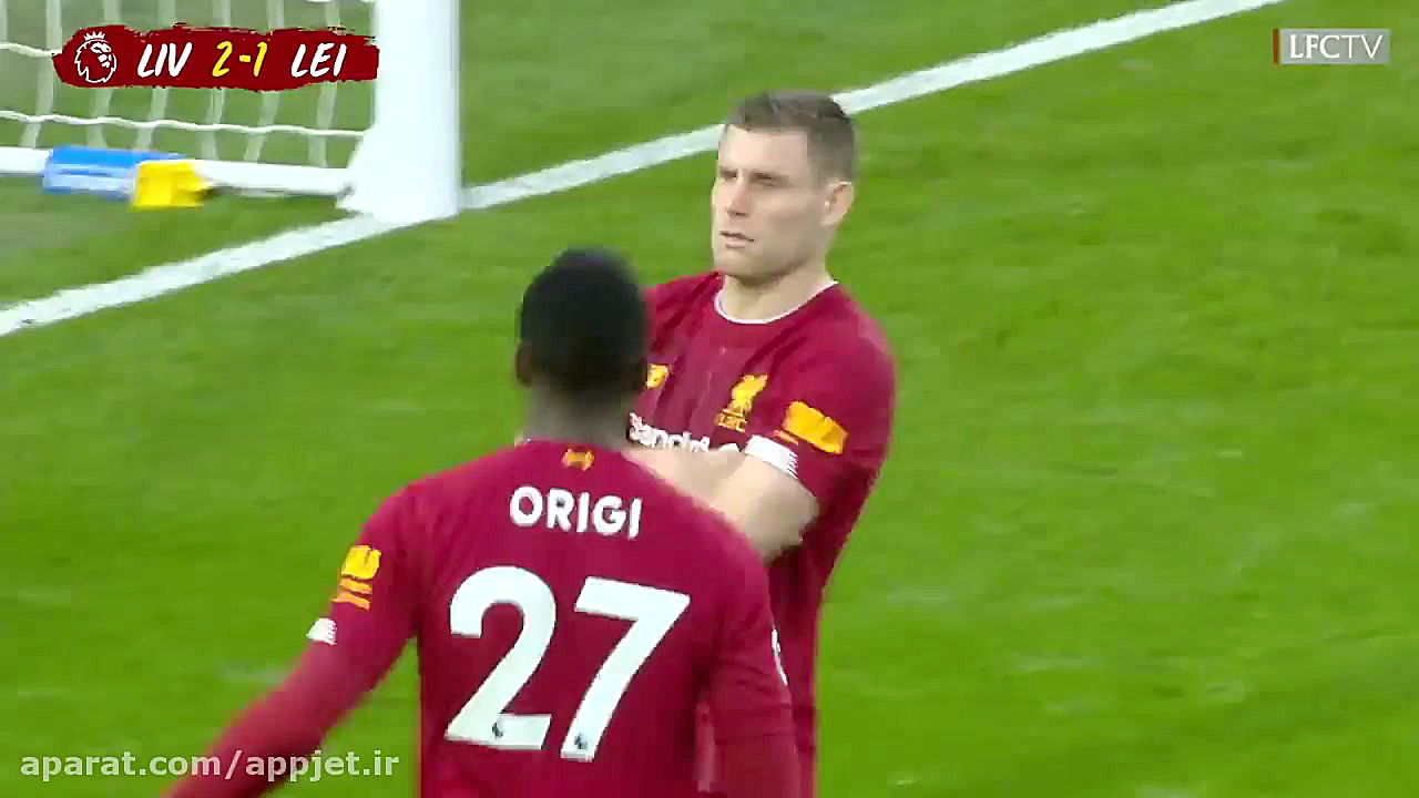 خلاصه بازی لیورپول 2 1 لستر سی...