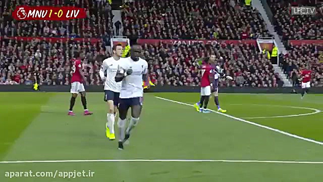خلاصه بازی لیورپول 1 1 منچستر...