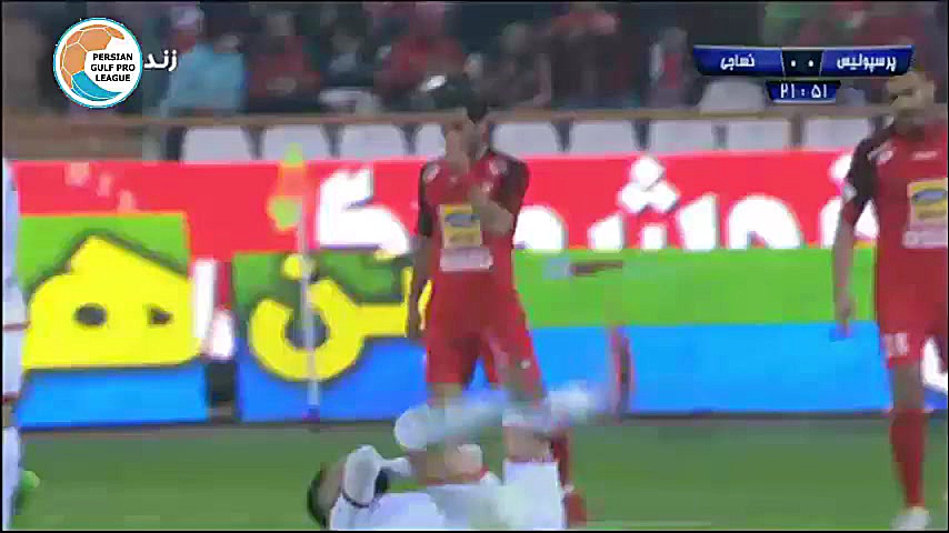 خلاصه بازی پرسپولیس 1 0 نساجی...