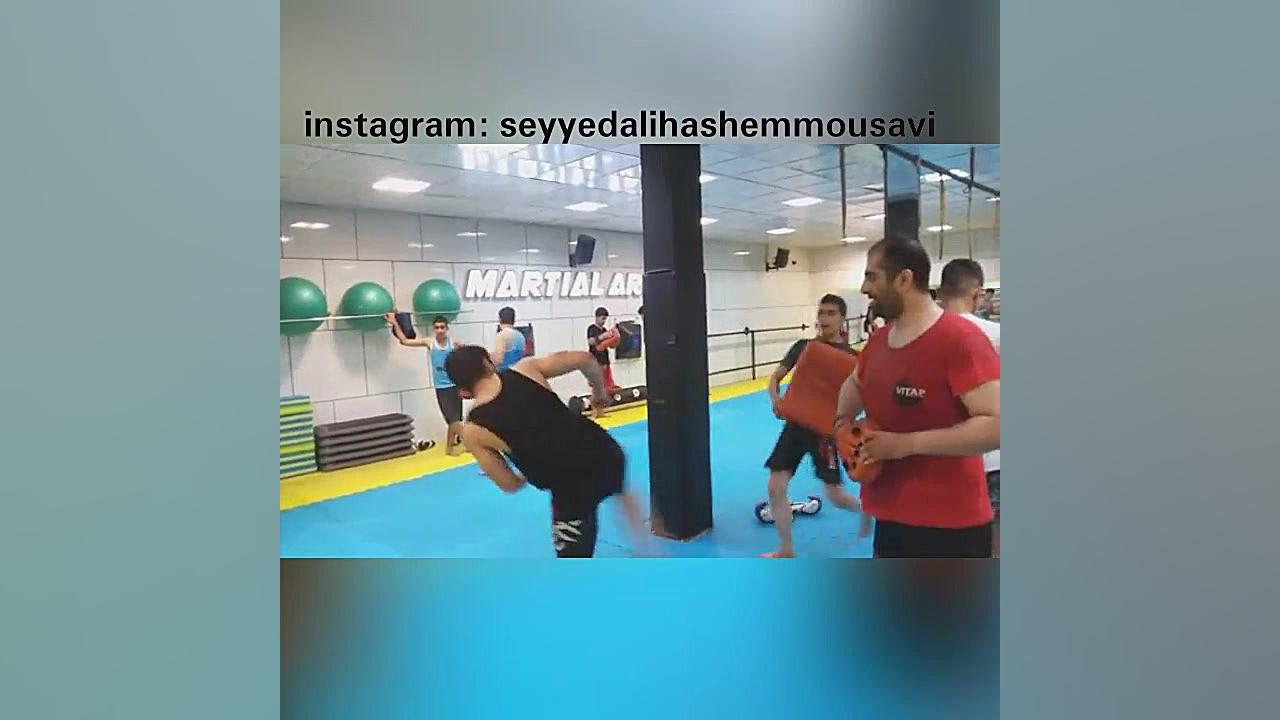 تمرینات سید علی هاشم موسوی mma...