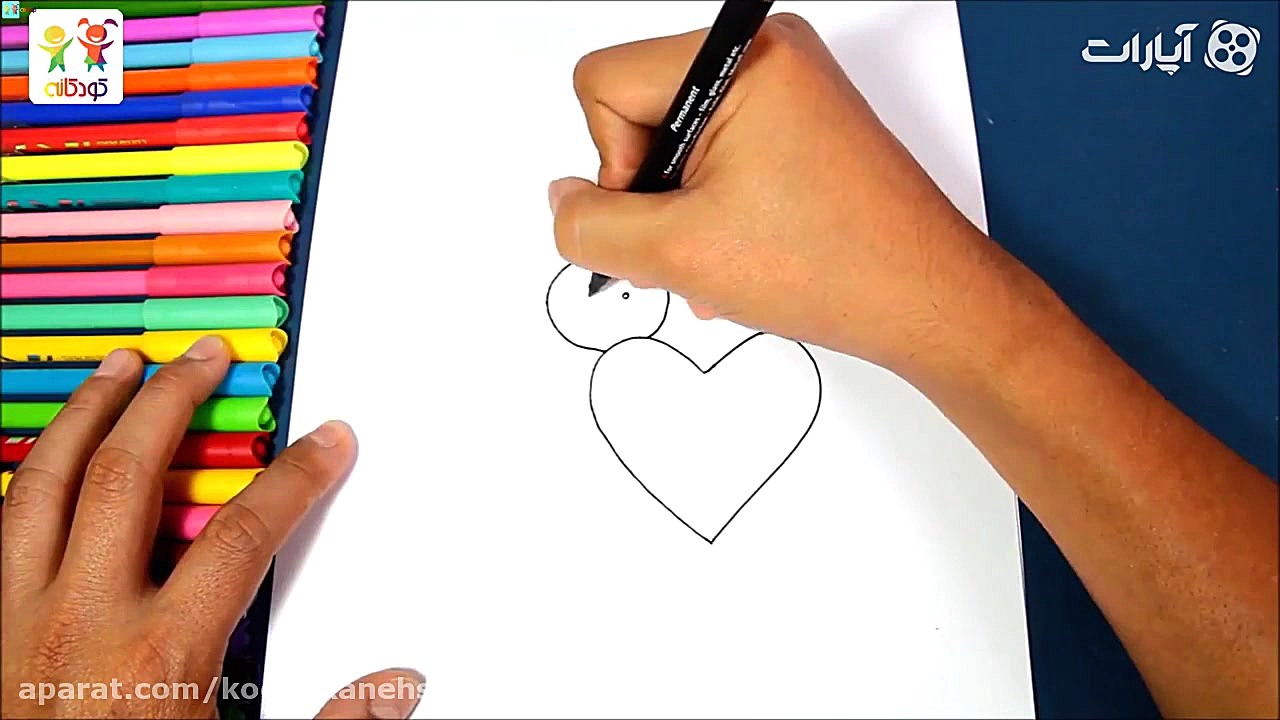 آموزش نقاشی روز مادر  آموزش نق...