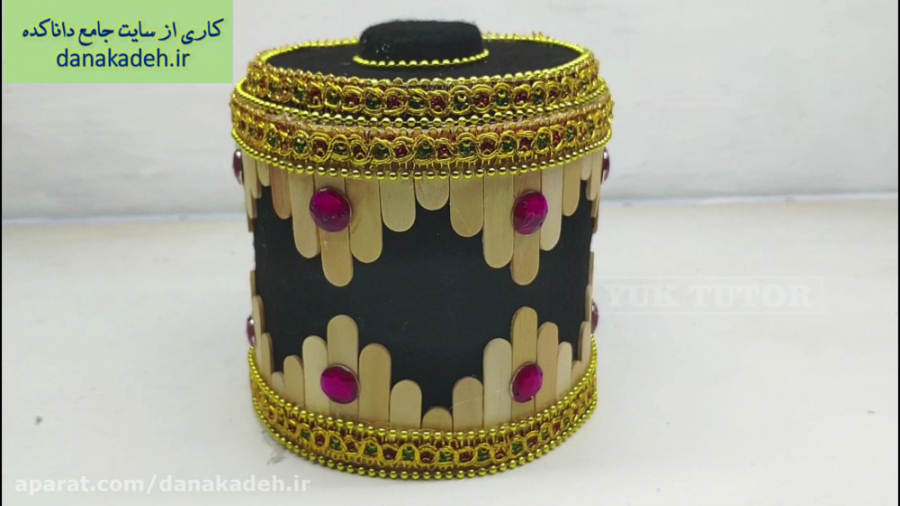 ساخت یک دکور شیک با چوب بستنی