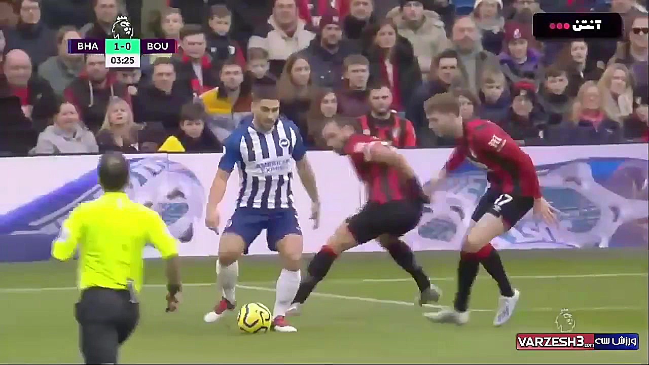 گل اول برایتون توسط جهانبخش