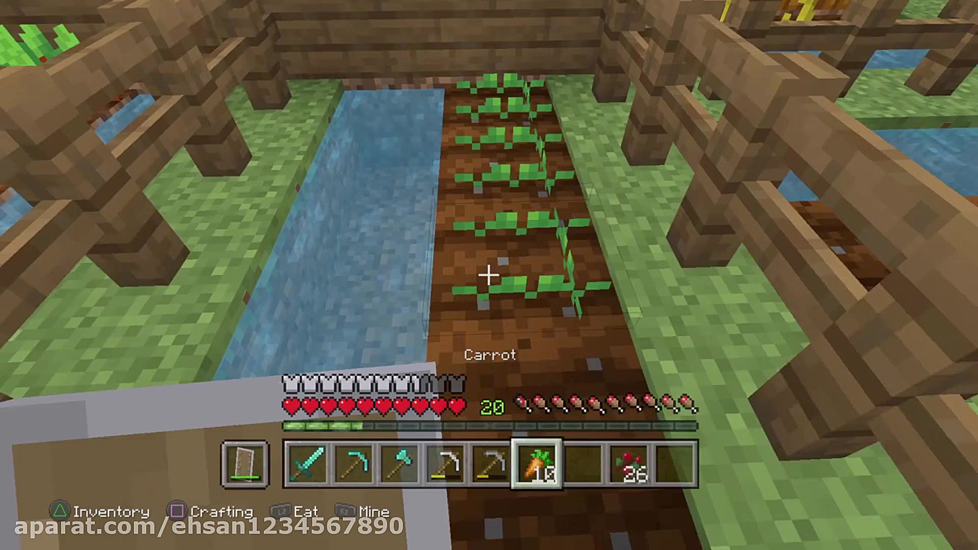 گیم پلی از بازی ماین کرافت سرو...