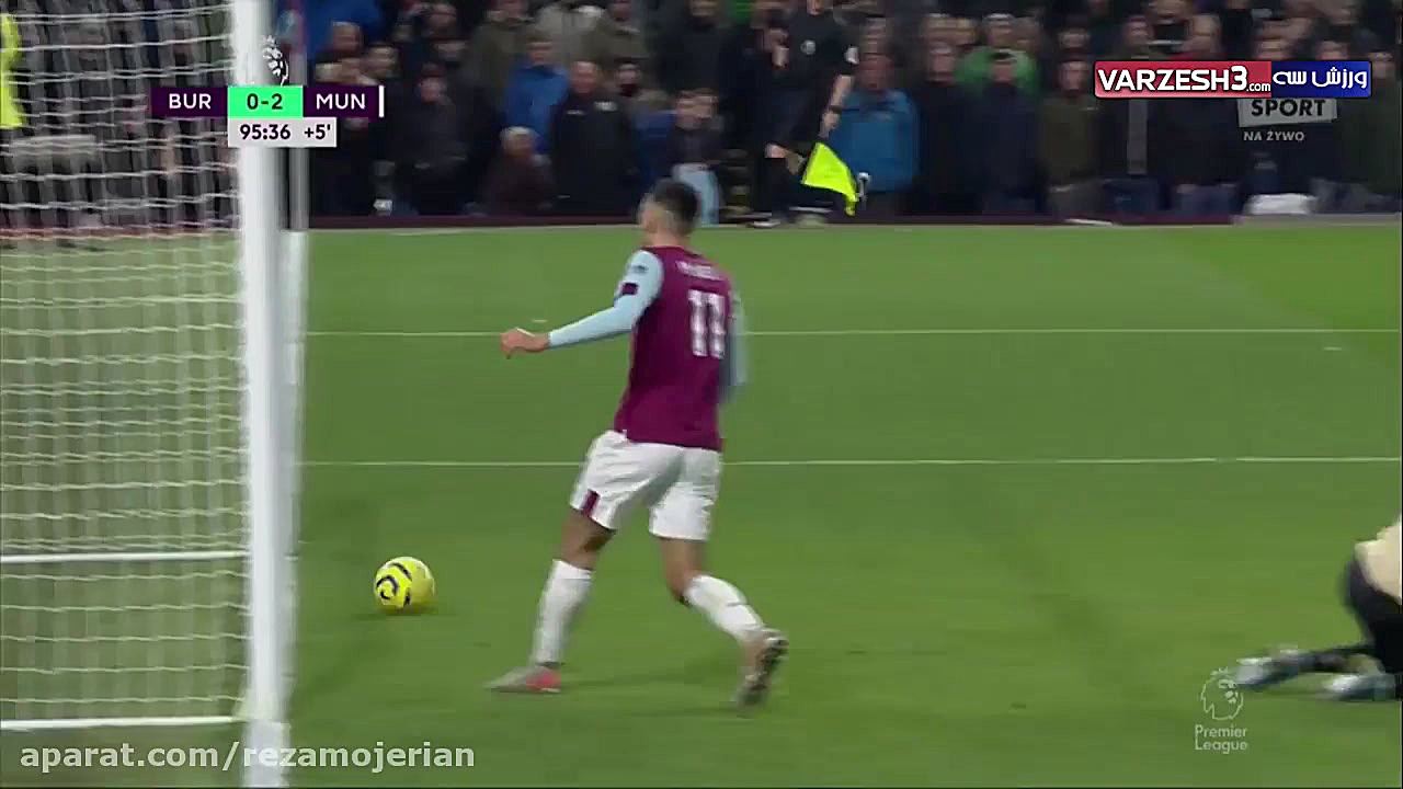 خلاصه بازی برنلی 0  منچستریونا...