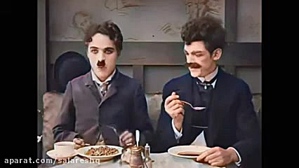 چارلی چاپلین جدید پردازشی رنگی...