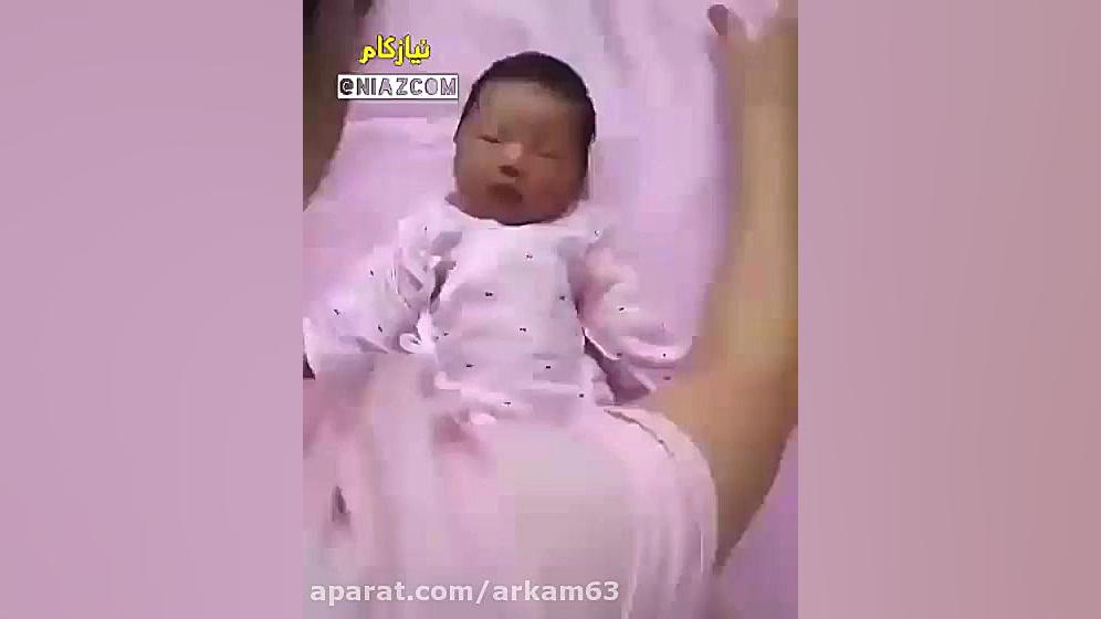 آموزش جالب قنداق نمودن نوزاد (...