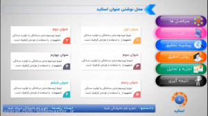 تم پاورپوینت پایان نامه