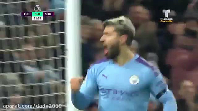 خلاصه بازی منچستر سیتی 2 0 شفی...