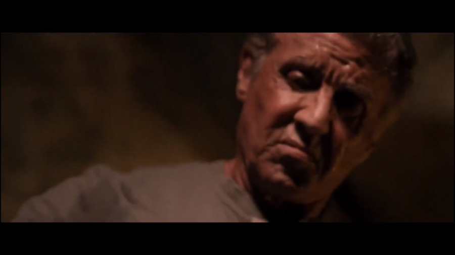 سکانس آماده شدن رمبو برای نبرد