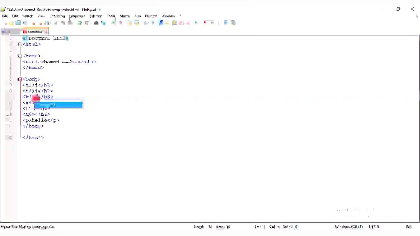 اموزش html و css | متن و عنوان...