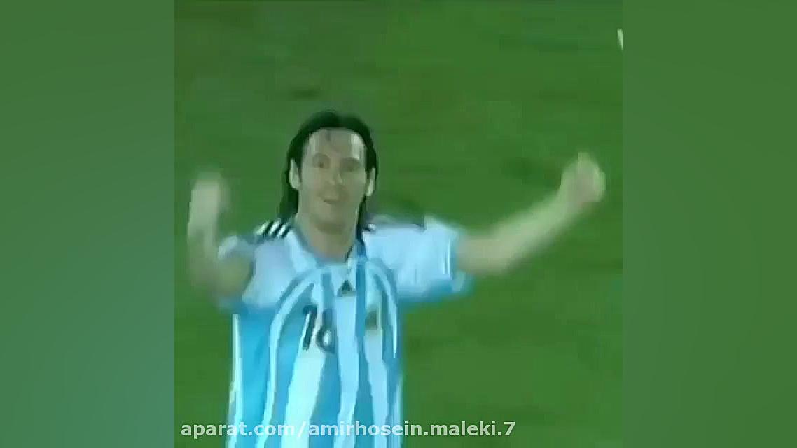 گل زنی اعجوبه ای به نام(( مسی...