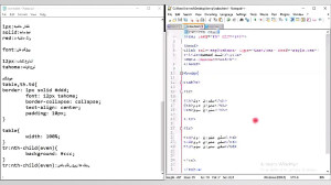 اموزش html و css | جداول (7)