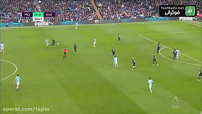 خلاصه بازی منچسترسیتی و اورتون