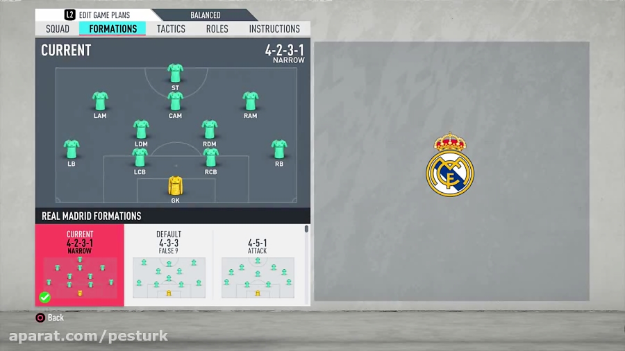 بهترین ترکیب رئال مادرید