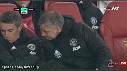 گل دوم آرسنال به منچستر یونایت...