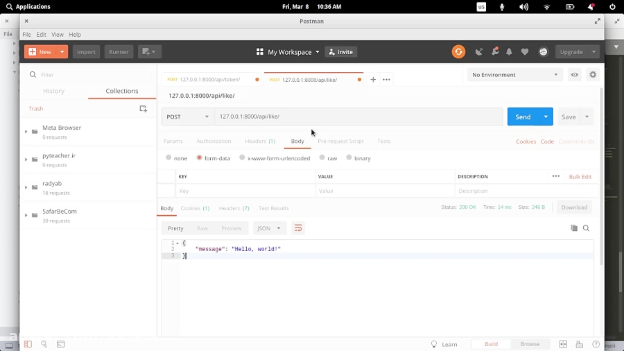 40  ادامه لایک کردن با drf و ا...