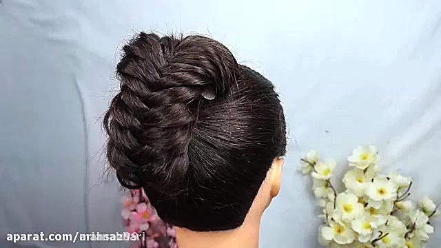 آموزش شینیون عروس مدل ایرانی 2...