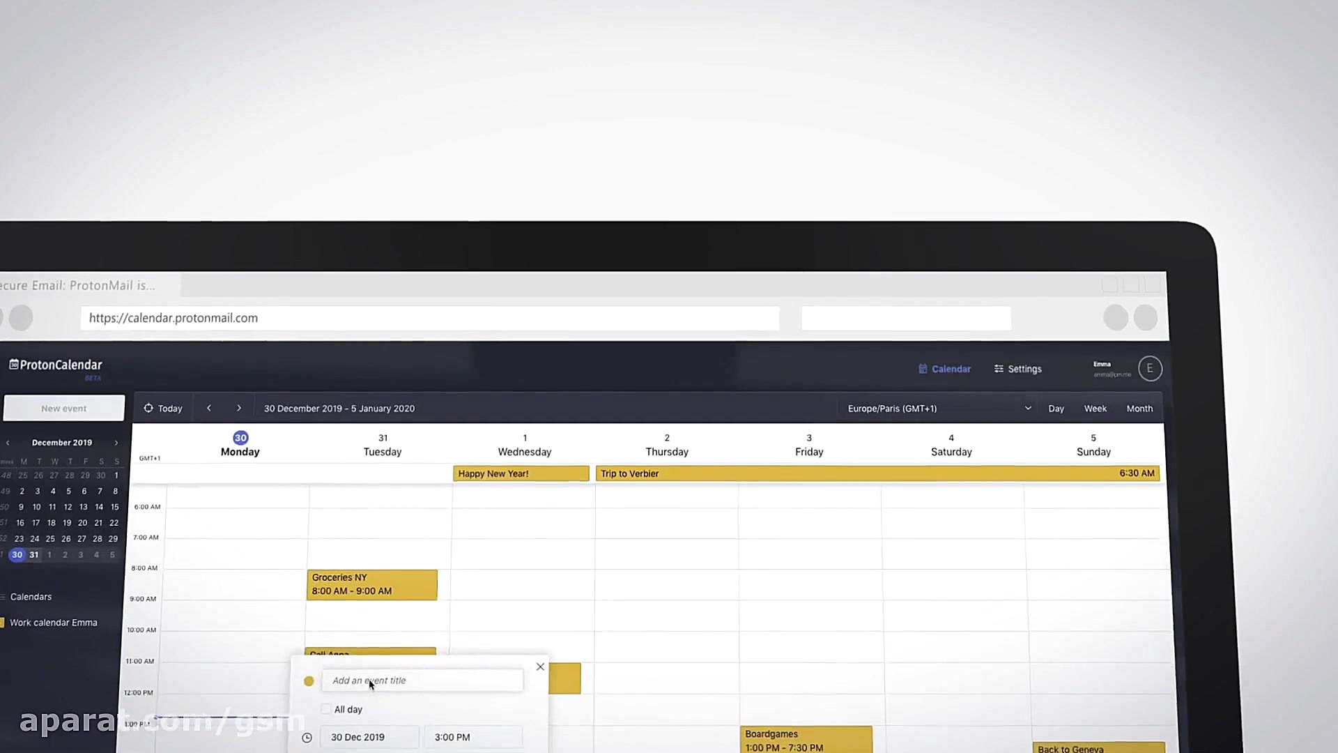 اپلیکیشن تقویم فوق العاده امن،...