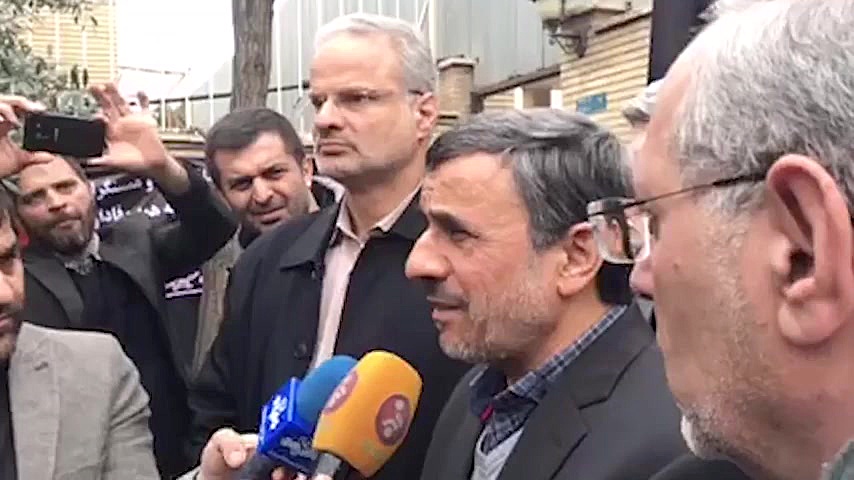 حضور احمدی نژاد در منزل سردار...