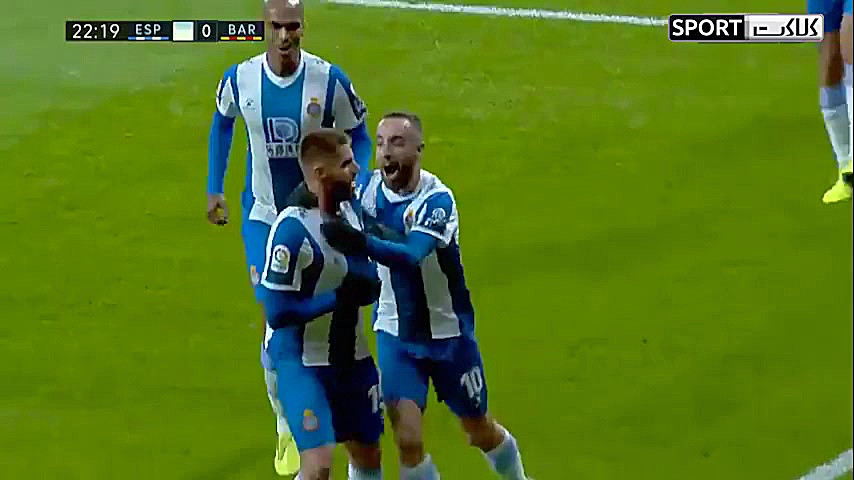 خلاصه بازی اسپانیول 2 2 بارسلو...