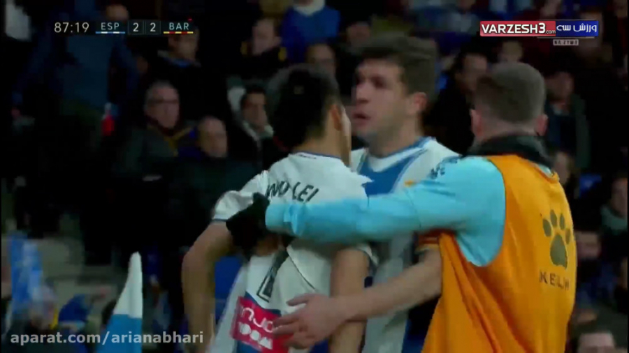 خلاصه بازی اسپانیول  بارسلونا