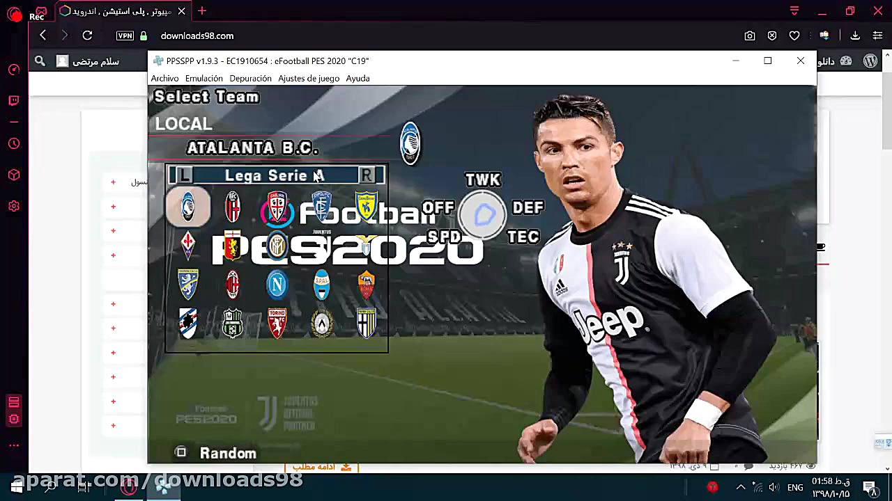 دانلود PES 2020 برای اندروید P...